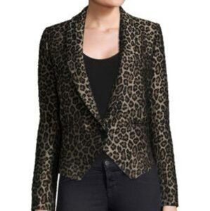 Smythe Leopard Print Blazer feels like a 8